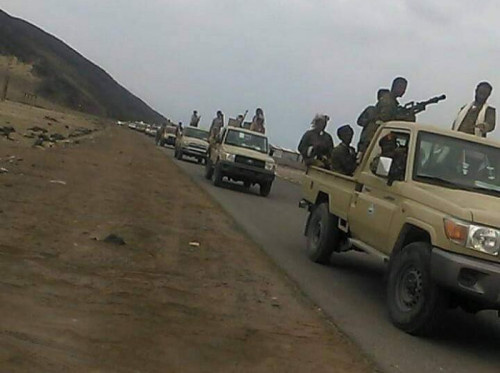 ردا على تحشيد جماعة الإخوان الإرهابية.. القوات المسلحة الجنوبية تدفع بتعزيزات عسكرية إلى طور الباحة