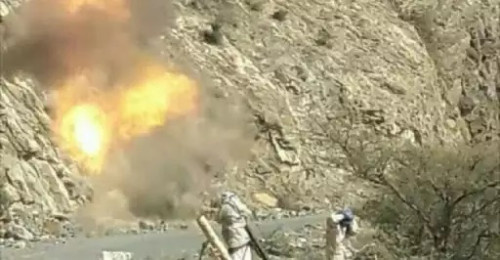 المدفعية الجنوبية تدك مواقع الحوثيين في جبهة ثره