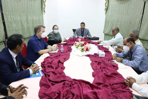 قيادة انتقالي حضرموت تلتقي فريق خبراء لجنة العقوبات الدولية التابعة لمجلس الأمن