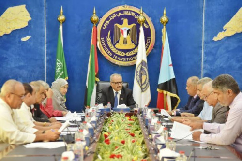 هيئة رئاسة المجلس الانتقالي الجنوبي تعقد اجتماعها الدوري برئاسة الجعدي