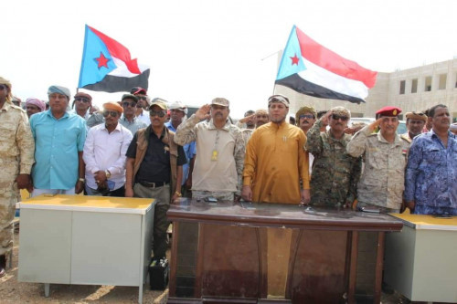 الثقلي يدشن معسكر جديد لقوات الحزام الأمني بسقطرى