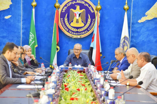 هيئة رئاسة المجلس الانتقالي الجنوبي تعقد اجتماعها الدوري برئاسة الجعدي