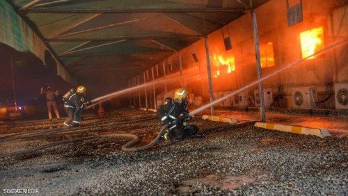 اعتداء إرهابي يستهدف محطة منتجات بترولية في جدة