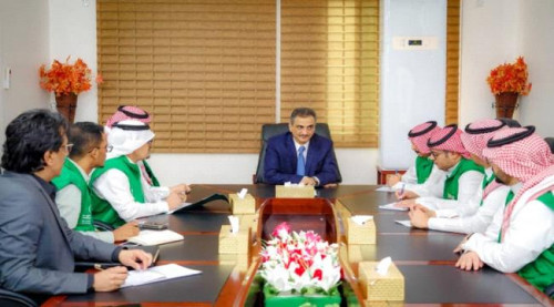 لملس يناقش مع وفد من البرنامج السعودي احتياجات العاصمة عدن من المشاريع العاجلة