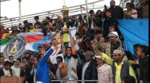 الشعيب يتوّج ببطولة دوري الشيخ محمد بن زايد لكرة القدم بمحافظة الضالع
