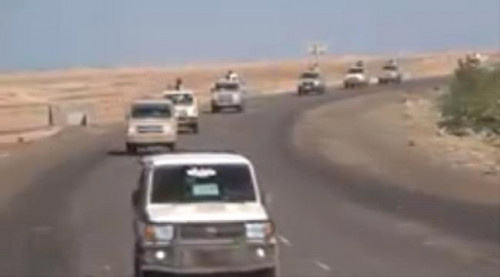 التحالف يدفع بوحدات من ألوية العمالقة للفصل بين طرفي النزاع في أبين