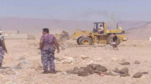 إزالة عشوائيات في الريدة وقصيعر بحضرموت