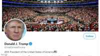 "تويتر" يحذف تغريدات للرئيس الأمريكي ويُجمد حسابه