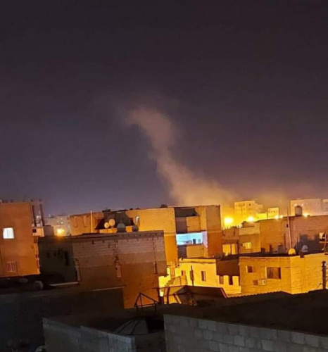 انفجار یهز مديرية المنصورة بالعاصمة عدن