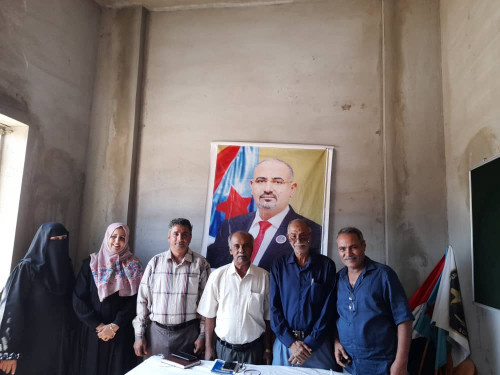 إعلامية الانتقالي تتفقد سير العمل بإعلامية تنفيذية البريقة