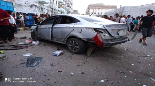 إصابة قائد كتيبة الطوارئ بالمعلا اثر انفجار عبوة ناسفة بسيارته