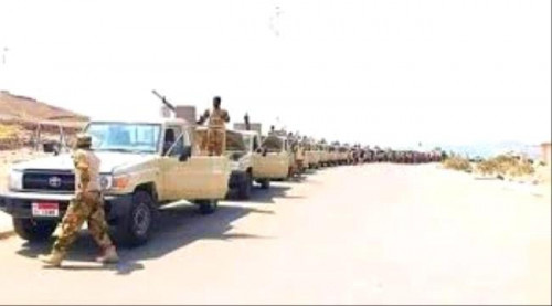 تعزيزات عسكرية ضخمة للقوات المسلحة الجنوبية تصل طور الباحة بلحج