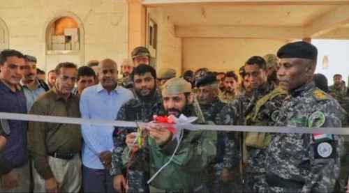 افتتاح الصالة الرياضية بمعسكر حماية المنشآت بالعاصمة عدن