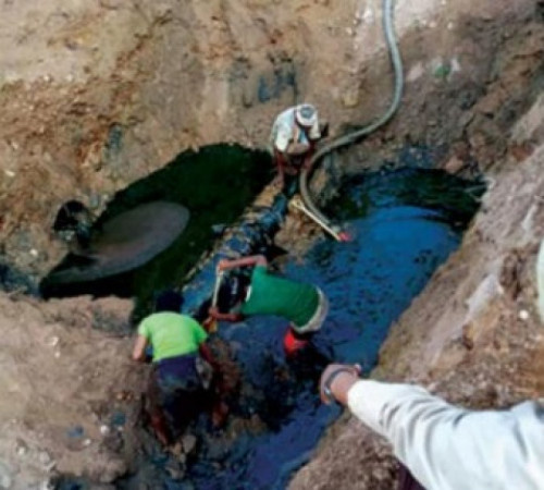 تسرب نفطي خطير يُهدد بكارثة بيئية بمحافظة شبوة في ظل تستر سلطة الإخوان