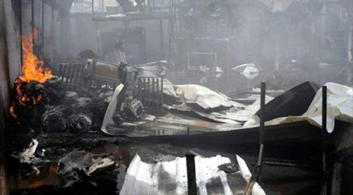 تنديد واسع بجريمة إحراق مليشيات الحوثي لعشرات اللاجئين بصنعاء