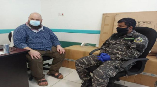 العميد بن عفيف يطلع على سير العمل في المحجر الصحي بمستشفى الجمهورية بعدن