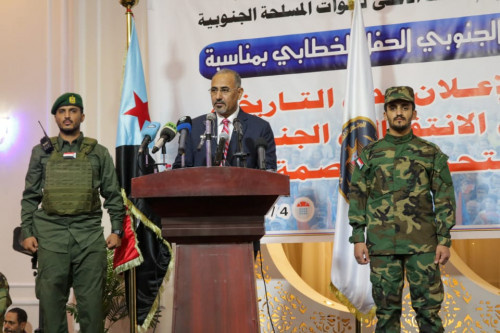 الرئيس الزُبيدي: نجحنا في فتح كل الأبواب أمام قضية شعبنا وتمكنا من انتزاع اعتراف الخصوم قبل الأصدقاء