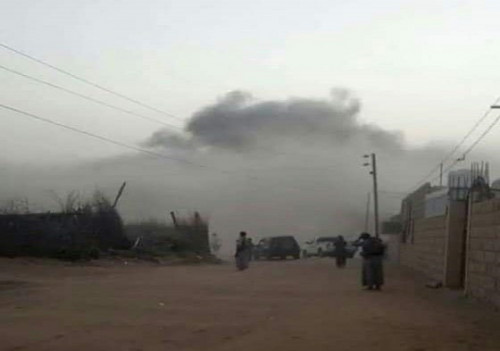 طائرة أمريكية تستهدف منزل قيادي في حزب الإصلاح الإخواني بمأرب