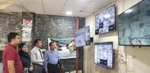 فريق من المجلس الانتقالي الجنوبي يتفقد أوضاع سجن المنصورة