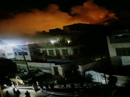 عدن.. اندلاع حريق هائل في أحد المنازل بكريتر