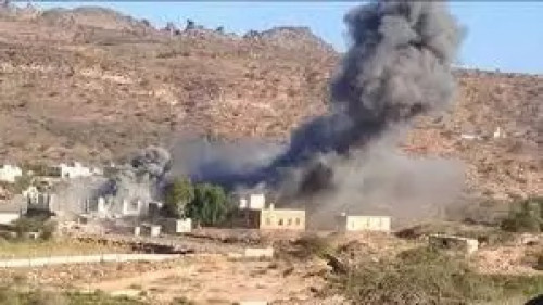 مليشيا الحوثي تفجر منزل مواطن في البيضاء انتقاما منه