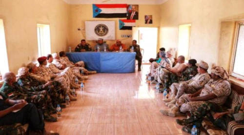 الثقلي يطمئن على جاهزية الأول مشاة بحري بسقطرى