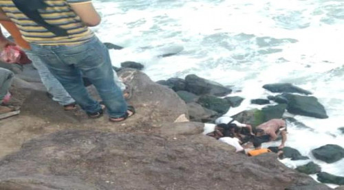 العثور على طفل غريق في ساحل جولدمور بالتواهي