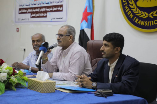 الجعدي يدشن الورشة التدريبية للكوادر الإعلامية في إدارات إعلام انتقالي أبين