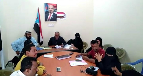 تنفيذية انتقالي الشيخ عثمان تستعرض خطة عملها للفصل الرابع