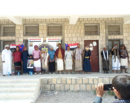 إجراء عملية التسليم والاستلام لرئاسة القيادة المحلية لانتقالي مديرية جردان بشبوة