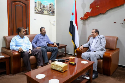 اللواء بن بريك يطّلع من رجل الأعمال علي الجعيدي على أوضاع الجالية الجنوبية بإندونيسيا