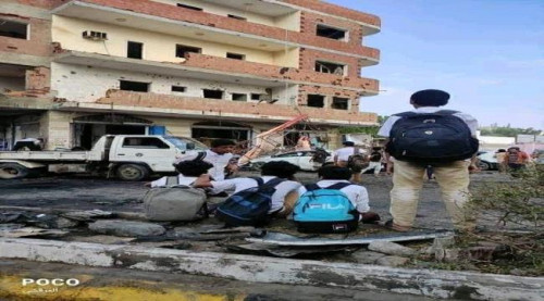 الكاف: الانتهاء من حصر وتسجيل المتضررين من التفجير الإرهابي في بوابة مطار عدن
