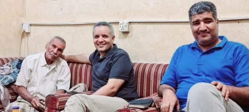 بتكليف من الرئيس الزُبيدي.. هيثم واليافعي يطمئنان على صحة الكاتب المخضرم نجيب يابلي
