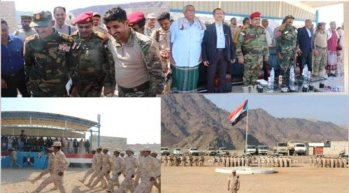 رئيس انتقالي حضرموت يشيد بالجاهزية القتالية للواء بارشيد