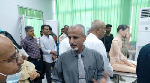 د.الشبحي يشارك في حفل تدشين افتتاح قاعات تعليمية خاصة بالتشريح بكلية الطب