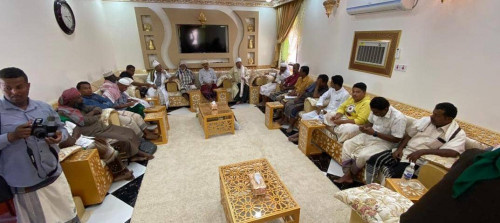 لجنة التصعيد بانتقالي وادي حضرموت تعقد اجتماعاً مشتركاً مع قيادة الهبة الشعبية الحضرمية