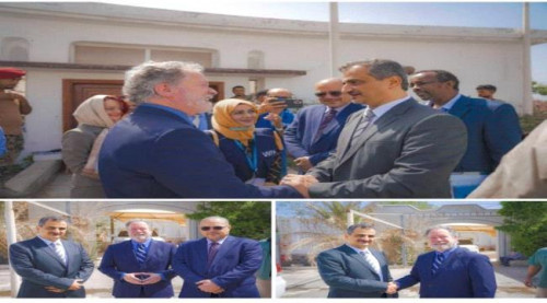خلال لقاءه بالمدير التنفيذي لبرنامج الغذاء العالمي.. المحافظ لملس يؤكد حاجة عدن لمزيد من التدخلات لمعالجة الوضع الإنساني