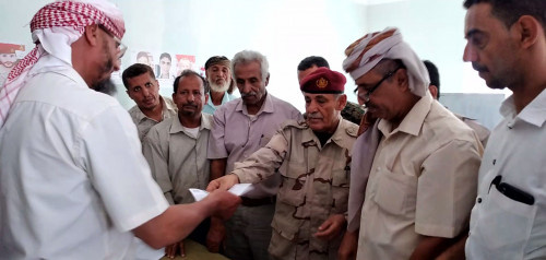 رئيس تنفيذية انتقالي الضالع يدشن صرف مرتبات 6 أشهر للجرحى والمعاقين