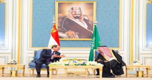 بيان سعودي مصري مشترك يتخذ موقف حازم ضد مليشيات الحوثي الإرهابية