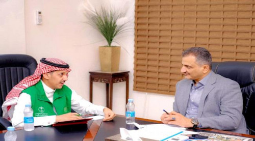 لملس يناقش مع مدير مكتب البرنامج السعودي آليات تسريع تنفيذ المشاريع السابقة ودعم مشاريع جديدة