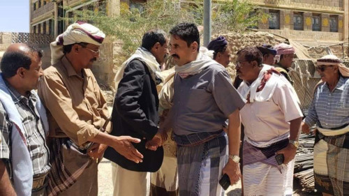 الجبواني يقدم واجب العزاء لأسرة الفقيد رائد ضباب في مدينة المصينعة