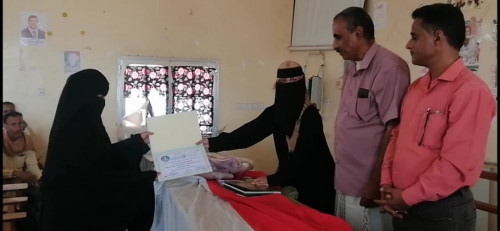انتقالي الحبيلين يُكرم مديرات ووكيلات مدارس البنات في المديرية