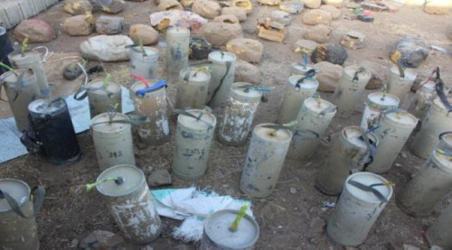 فرق مسام تفكك حقل الغام حوثي في عسيلان