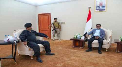 خلال لقائه اللواء شلال شائع.. البحسني يشيد بجهود وحدات مكافحة الإرهاب