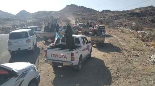 بموكب جنائزي مهيب.. الضالع تشيع جثمان الشهيد البطل عمر عبدالرحمن