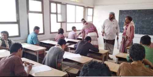 انتقالي المحفد ومكتب التربية يدشنان الامتحانات النهائية للثانوية العامة بالمديرية