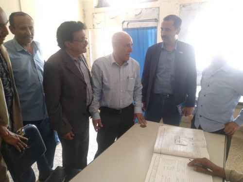 رئيس تنفيذية انتقالي الضالع يطلع على أوضاع المستشفى الريفي