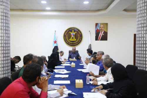 الأمانة العامة بالانتقالي تعقد اجتماعها الدوري وتناقش تقرير المشهد الاقتصادي