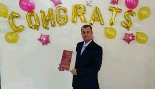 الدكتوراة في الفيزياء للباحث أحمد الأمين من الهند