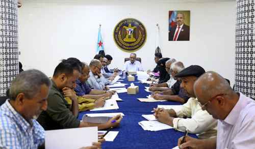 أمانة الانتقالي تستعرض مستجدات الساحة الجنوبية